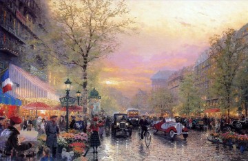 París Ciudad De Las Luces Thomas Kinkade Pinturas al óleo